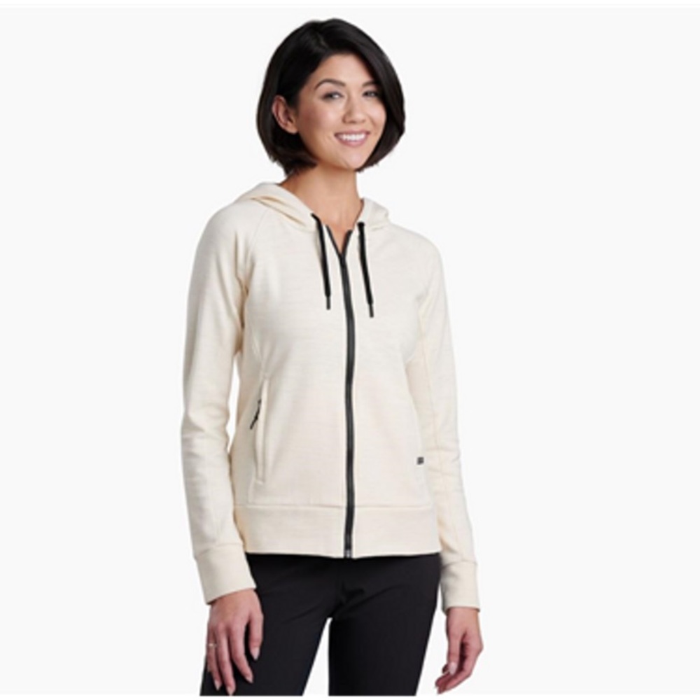 KUHL Lola Full Zip Hoody Size Small Beige